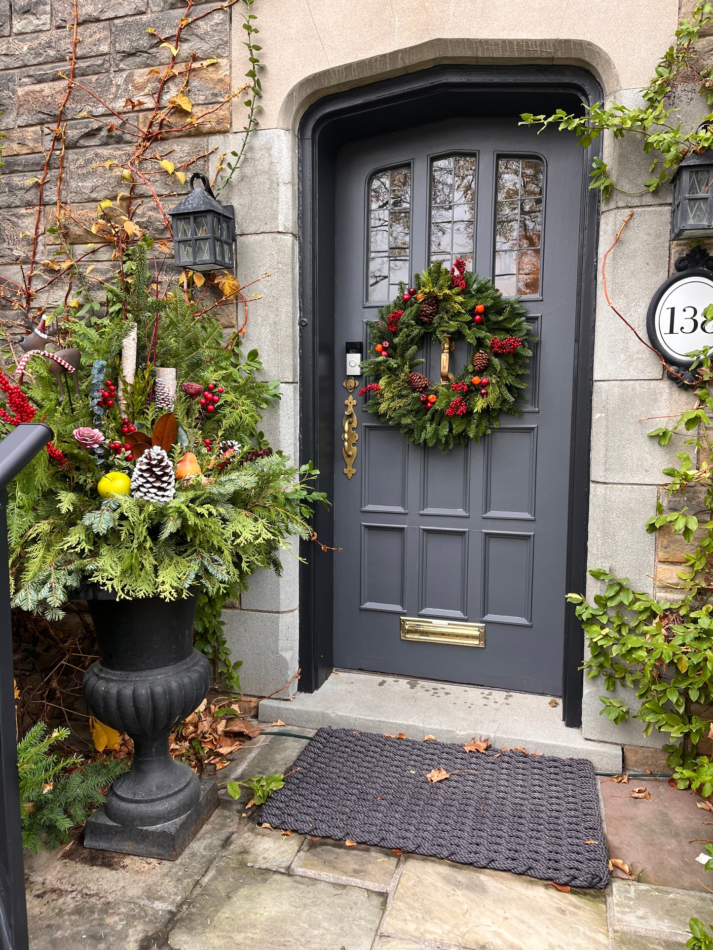 Exterior Rope Doormat - Slate Grey